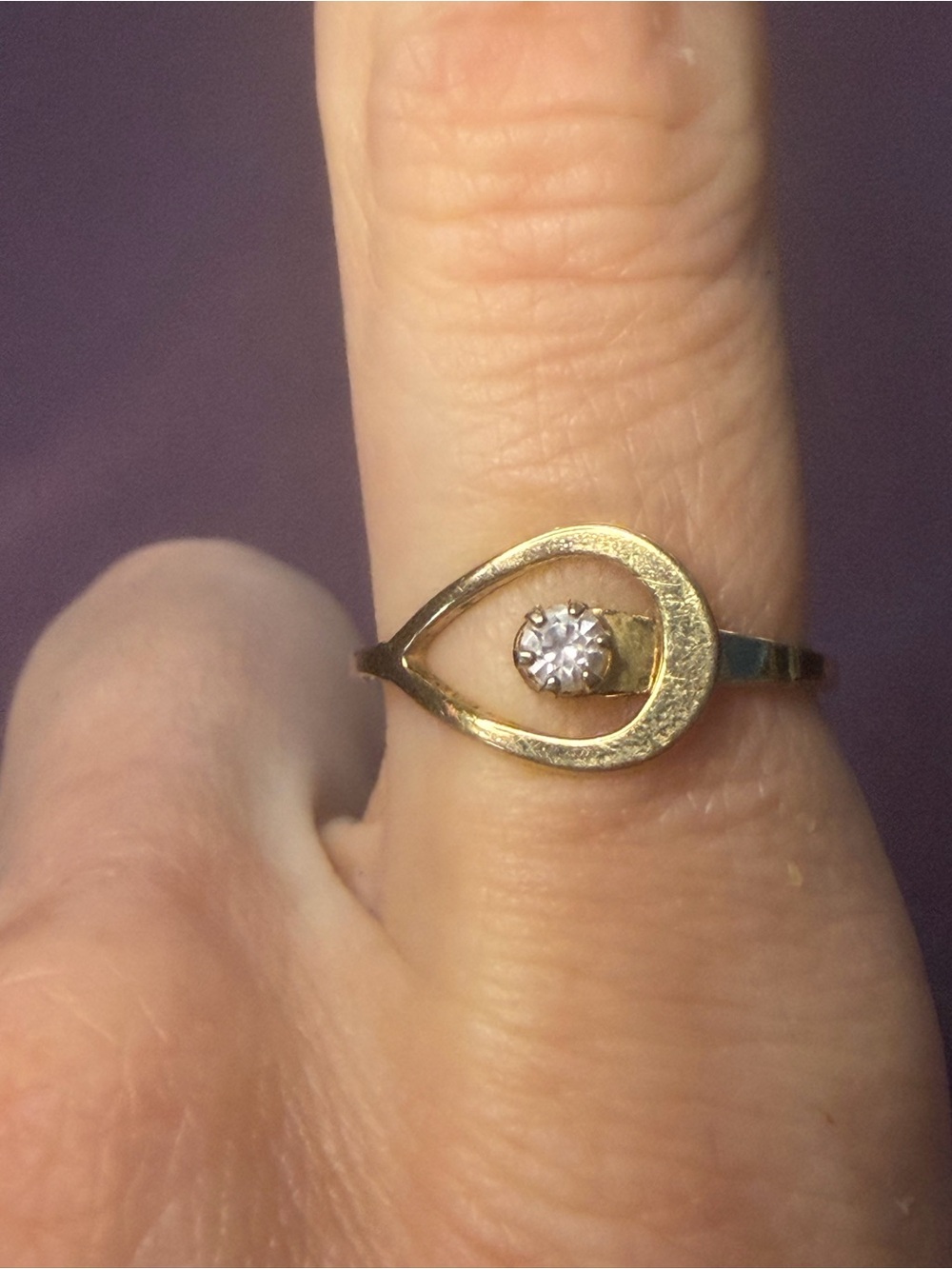 Vintage Avon Catch A Star Ring